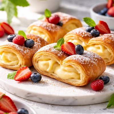 Image of Custard-Filled Pastry