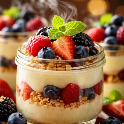 Image of Custard Berry Parfaits