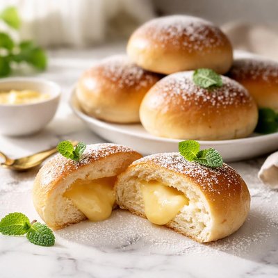 Image of Vegan Custard Bun