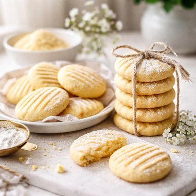 Image of Custard Powder Biscuits Cookies