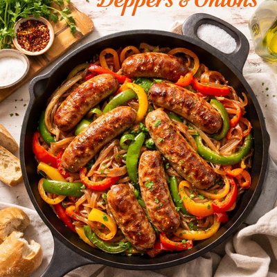 Image of Dads Sausage Peppers and Onions