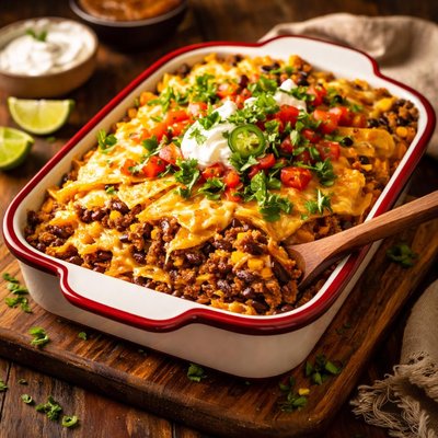 Image of Dancing Tortilla Taco Casserole