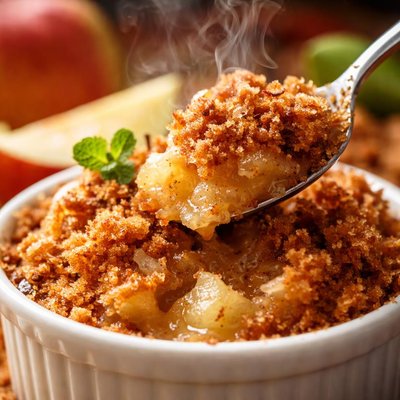 Image of Danish Applesauce Breadcrumb Pudding