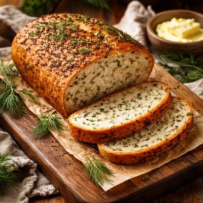 Image of Danish Dill or Caraway Bread