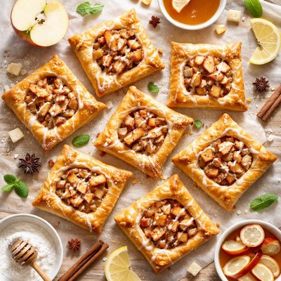 Image of Danish Pastry Apple Squares
