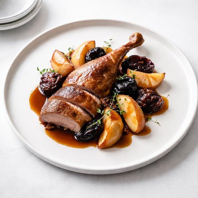 Image of Danish Roast Goose with Prunes Apples