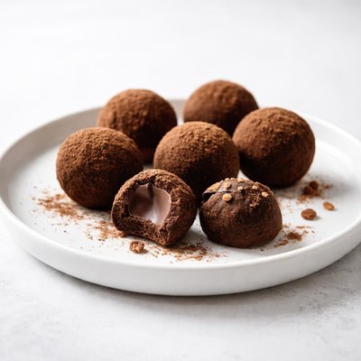 Image of Dark Chocolate and Rum Truffles
