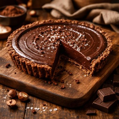 Image of Dark Chocolate Ganache Dairy Free Raw