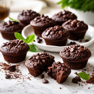 Image of Dark Chocolate Mini Muffins
