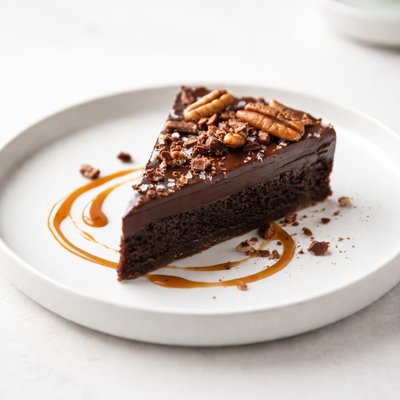 Image of Dark Chocolate Pecan Torte