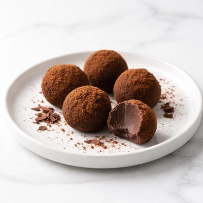 Image of Trufas de Chocolate Negro Keto