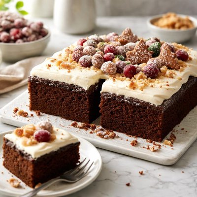 Image of Dark Molasses Gingerbread Cake