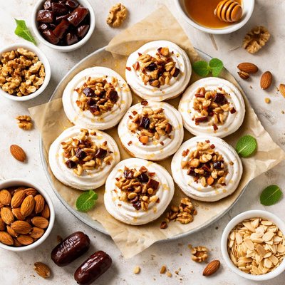 Image of Date a Nut Meringue Cookies
