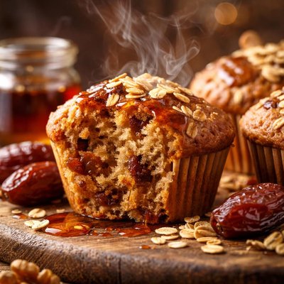 Image of Date and Maple Syrup Muffins