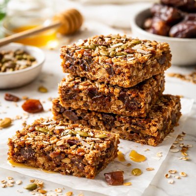 Image of Date and Muesli Slice