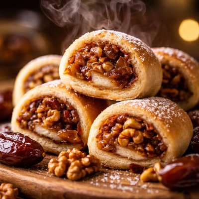 Image of Date and Walnut Rolls