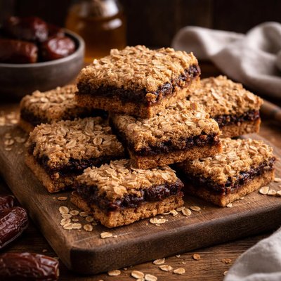 Image of Date Filled Oatmeal Bars