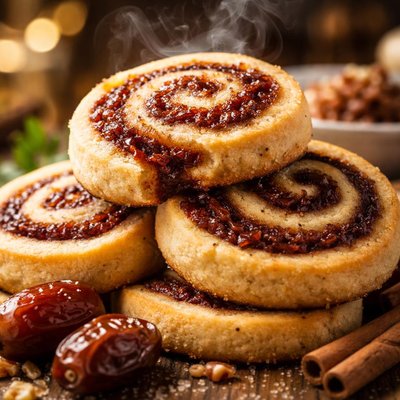 Image of Date Filled Pinwheel Cookies