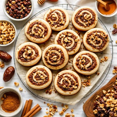 Image of Date Nut Pinwheels