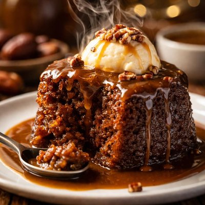 Image of Date Pudding with Toffee Sauce Sticky Toffee Pudding