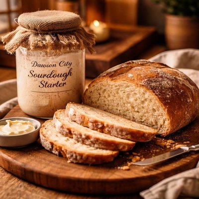 Image of Dawson City Sourdough Starter and Sourdough Bread