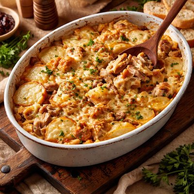 Image of Day After Scalloped Turkey