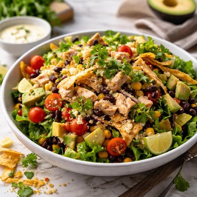 Image of Day After Thanksgiving Fiesta Turkey Salad Leftover