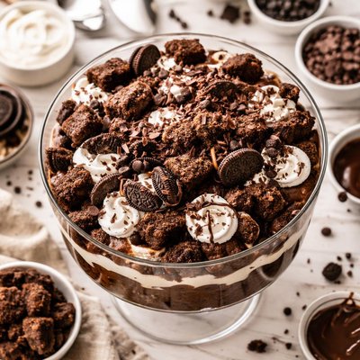 Image of Death by Chocolate in a Trifle Bowl