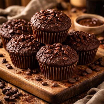 Image of Death by Chocolate Mocha Cake Mix Muffins