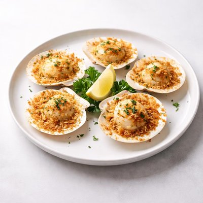 Image of Decadent Baked Scallops