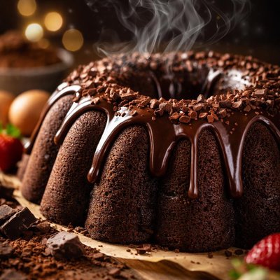 Image of Vegan Decadent Chocolate Bundt Cake