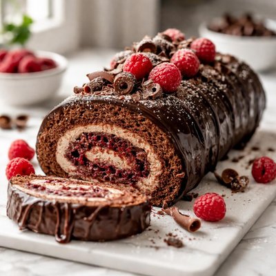 Image of Decadent Chocolate Jelly Roll
