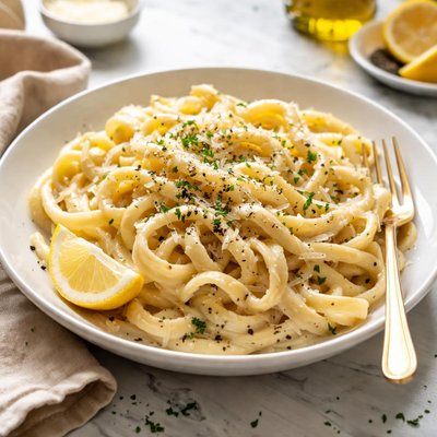 Image of Decadent Fettucine Alfredo Sauce