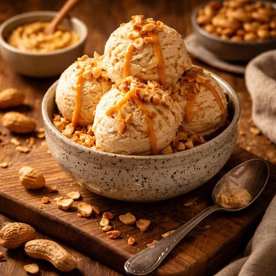 Image of Decadent Peanut Butter Soy Ice Cream
