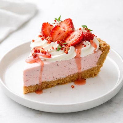 Image of Decadent Strawberry Cream Pie