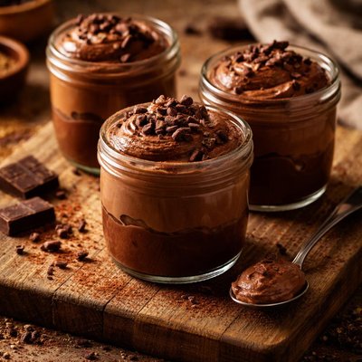 Image of Decadent Vegan Chocolate Mousse