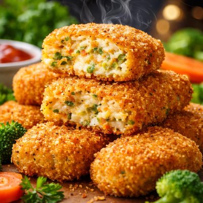 Image of Deceptively Delicious Chicken Nuggets with Veggie Puree
