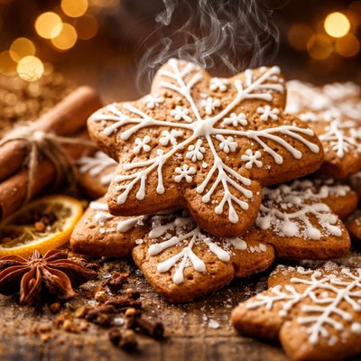 Image of Decorated Spice Cookies