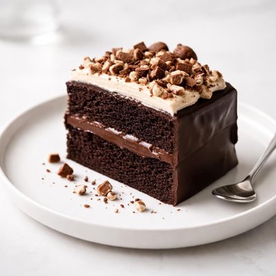 Image of Deep Chocolate Cake with Double Malt Topping