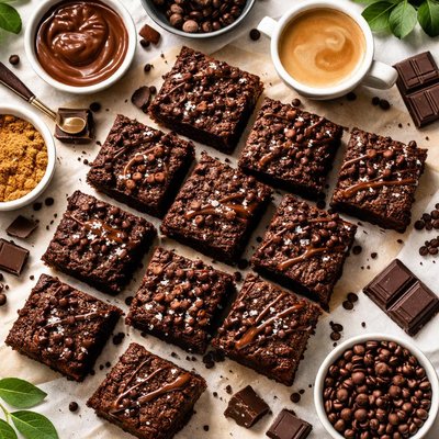 Image of Deep Chocolate Coffee Brownies