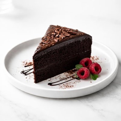 Image of Deep Dark Chocolate Cake from Cook Yourself Thin