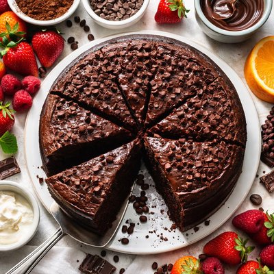 Image of Deep Dark Chocolate Moist Cake