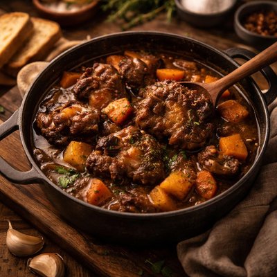 Image of Deep Dark Delicious Oxtail Stew