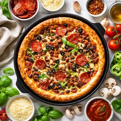 Image of Deep Dish Lisa Pizza