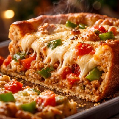 Image of Deep Dish Pizza Casserole