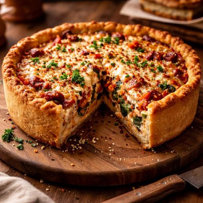 Image of Deep Dish Pizza Quiche
