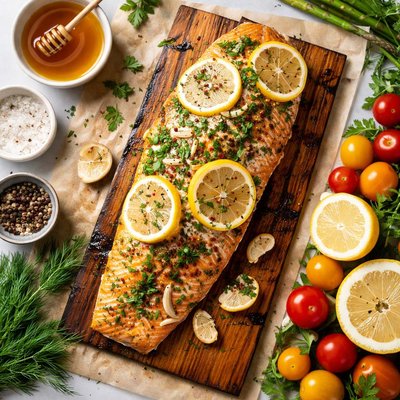 Image of Deep Fork Cedar Plank Salmon