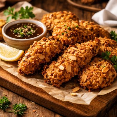 Image of Deep Fried Almond Chicken