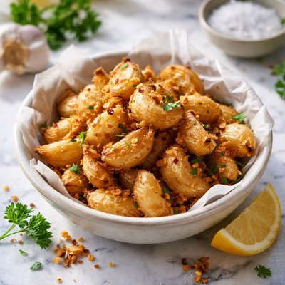 Image of Deep Fried Garlic