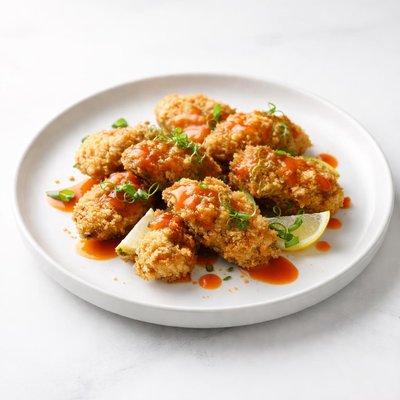 Image of Deep Fried Oysters with Hot Sauce